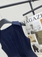 SHUSHUTONG 2025 new fashion lapel sleeveless dress - Image 2