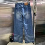 Alexander Wang 25FW Autumn/Winter New Arrival: Letter Rhinestone Wide-Leg Jeans - Image 8