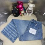 Alexander Wang 25FW Autumn/Winter New Arrival: Letter Rhinestone Wide-Leg Jeans - Image 7