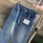 Alexander Wang 25FW Autumn/Winter New Arrival: Letter Rhinestone Wide-Leg Jeans - Image 5