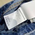 Alexander Wang 25FW Autumn/Winter New Arrival: Letter Rhinestone Wide-Leg Jeans - Image 4