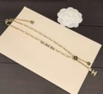 Chanel black and white flower necklace - Image 5