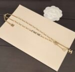 Chanel black and white flower necklace - Image 4