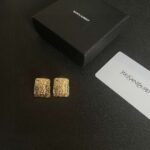 Saint Laurent classic letter stud earrings - Image 6