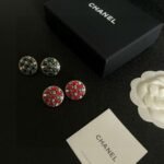 Chanel colorful double C stud earrings - Image 3