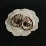 Chanel double C stud earrings - Image 6