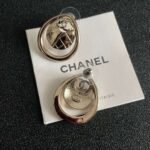 Chanel double C stud earrings - Image 4
