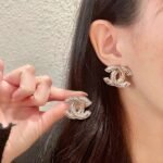 Chanel classic double c stud earrings - Image 5