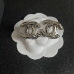 Chanel classic double c stud earrings - Image 3