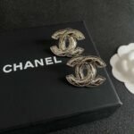 Chanel classic double c stud earrings - Image 9