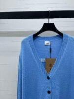 Burberry Fall/Winter Newest Collection Double Pocket V-Neck Knit Long-Sleeve Cardigan - Image 2
