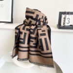 FENDI classic cashmere scarf size 42x180cm - Image 4