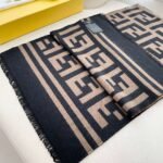 FENDI classic cashmere scarf size 42x180cm - Image 3