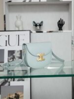 Celine TEEN BESACE TRIOMPHE Glossy Calfskin Handbag (Premium Edition)  Dimensions: 18.5 x 16 x 6 cm - Image 10