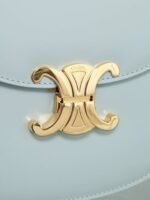 Celine TEEN BESACE TRIOMPHE Glossy Calfskin Handbag (Premium Edition)  Dimensions: 18.5 x 16 x 6 cm - Image 3