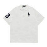 Ralph Lauren1:1 embroidered POLO T-shirt 230g100% cotton - Image 2