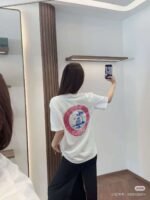 DIOR unisex couple T-shirts are made of 300g high-density cotton - Image 5