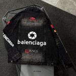 Balenciaga 2025 high-end denim jackets are made of 480g high-quality fabric - Image 8
