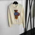 Ralph Lauren’s new bear embroidered short-sleeved pullover sweater - Image 3