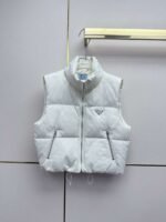 PRADA New autumn/winter down vest/jacket with classic triangular logo embellishment - Image 5