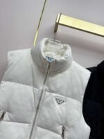 PRADA New autumn/winter down vest/jacket with classic triangular logo embellishment - Image 8