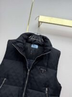 PRADA New autumn/winter down vest/jacket with classic triangular logo embellishment - Image 7