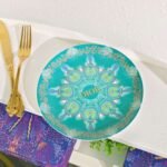 DIOR [Starry Sky Series]-Green 8-inch plate-single plate gift box - Image 5