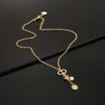 Dior four-leaf clover necklace - Image 3