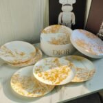 DIOR new Limoges six-plate set quality life tableware bone porcelain material