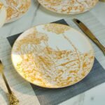 DIOR new Limoges six-plate set quality life tableware bone porcelain material - Image 4