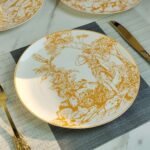 DIOR new Limoges six-plate set quality life tableware bone porcelain material - Image 2