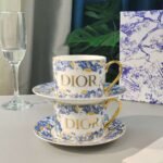 DIOR coffee cup and plate set - Image 4