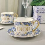 DIOR coffee cup and plate set - Image 2