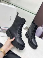 Celine Martin Boots Shoes High Version, Genuine Leather Boots - Image 12