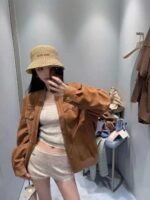 miumiu This is a high-end version of a suede jacket - Image 5