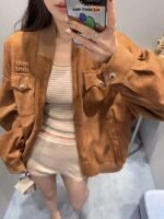 miumiu This is a high-end version of a suede jacket - Image 3