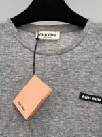 miumiu miumiu long-sleeved T-shirt - Image 6