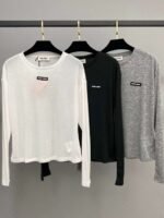 miumiu miumiu long-sleeved T-shirt