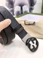 GUCCI belt official website 1:1 advanced version - Image 7