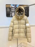 Burberry detachable hood long sleeve winter down jacket for men and women - Image 24