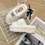 Celine winter plush slippers - Image 5