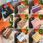 Hermès bag first layer cowhide material 25x19cm