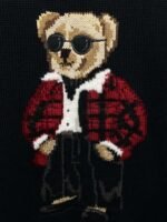 Ralph Lauren Bear Black Sweater - Image 7