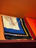 Hermès Velvet Square Scarf Premium Edition 140x140cm - Image 4