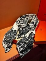 Hermès scarf premium version 140x140cm - Image 4