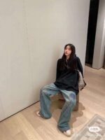 Original Balenciaga hoodie with diamond letters - Image 6