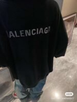 Original Balenciaga hoodie with diamond letters - Image 3