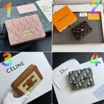 miumiu Pocket small wallet cowhide material