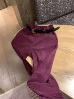 miumiu pants with belt - Image 9