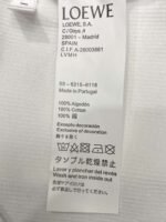 LOEWE knitted vest embroidery original black white - Image 7